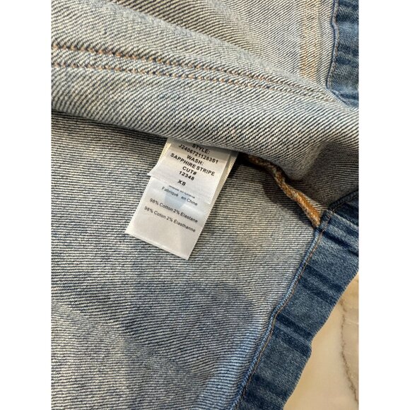 Veronica Beard NWT Dahl Stripe Denim Chore Jacket Size XS - Picture 5 of 5